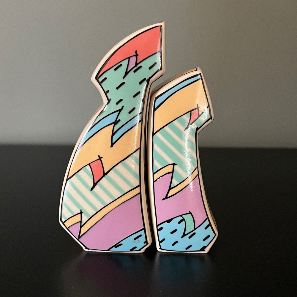 ROSENTHAL "FLASH" Salt & Pepper Set Design by Dorothy Hafner